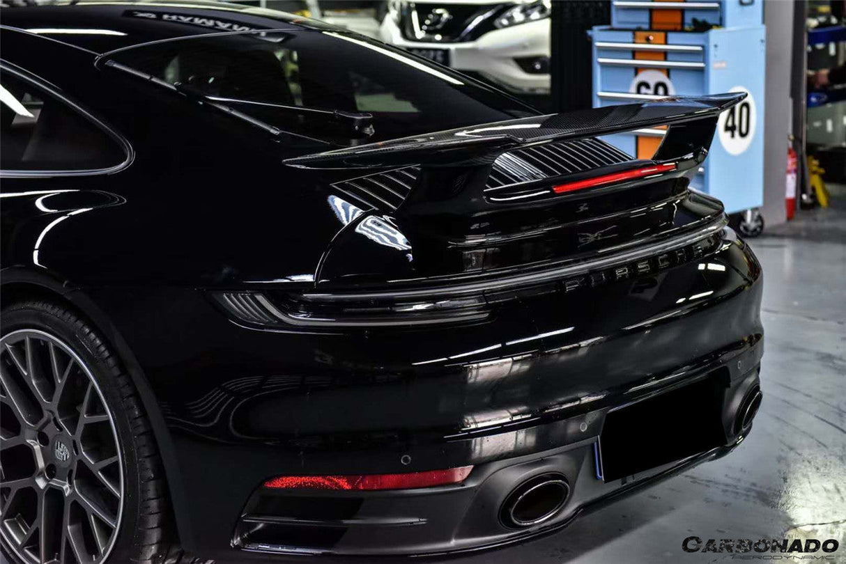 2019-2024 Porsche 911 992 Autoclave Carbon Fiber Trunk Spoiler Wing Carbonado (SD) Fits: Carrera, S, 4, 4S, GTS