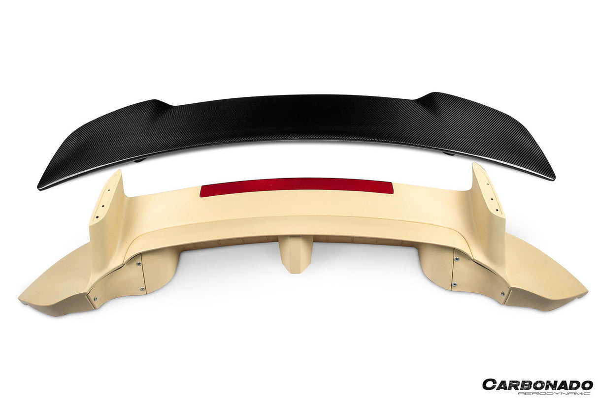 2019-2024 Porsche 911 992 Autoclave Carbon Fiber Trunk Spoiler Wing Carbonado (SD) Fits: Carrera, S, 4, 4S, GTS