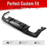 2024-2026 Ford Mustang Rear Bumper Diffuser Competition Style Matte Black