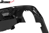 2024-2026 Ford Mustang Rear Bumper Diffuser Dark Horse Style Gloss Black