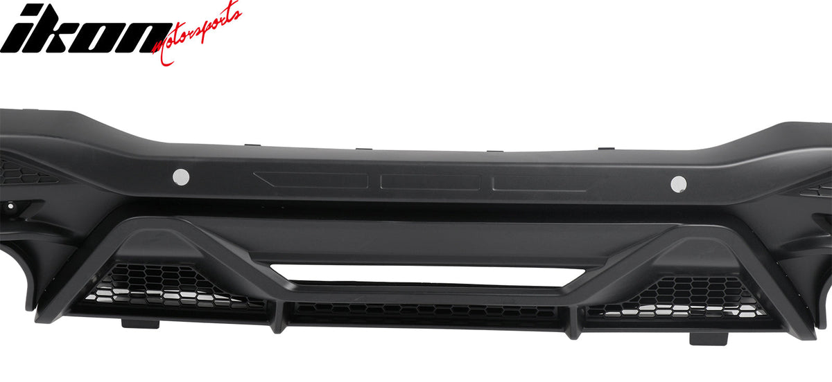 2024-2026 Ford Mustang Rear Bumper Diffuser Dark Horse Style Matte Black