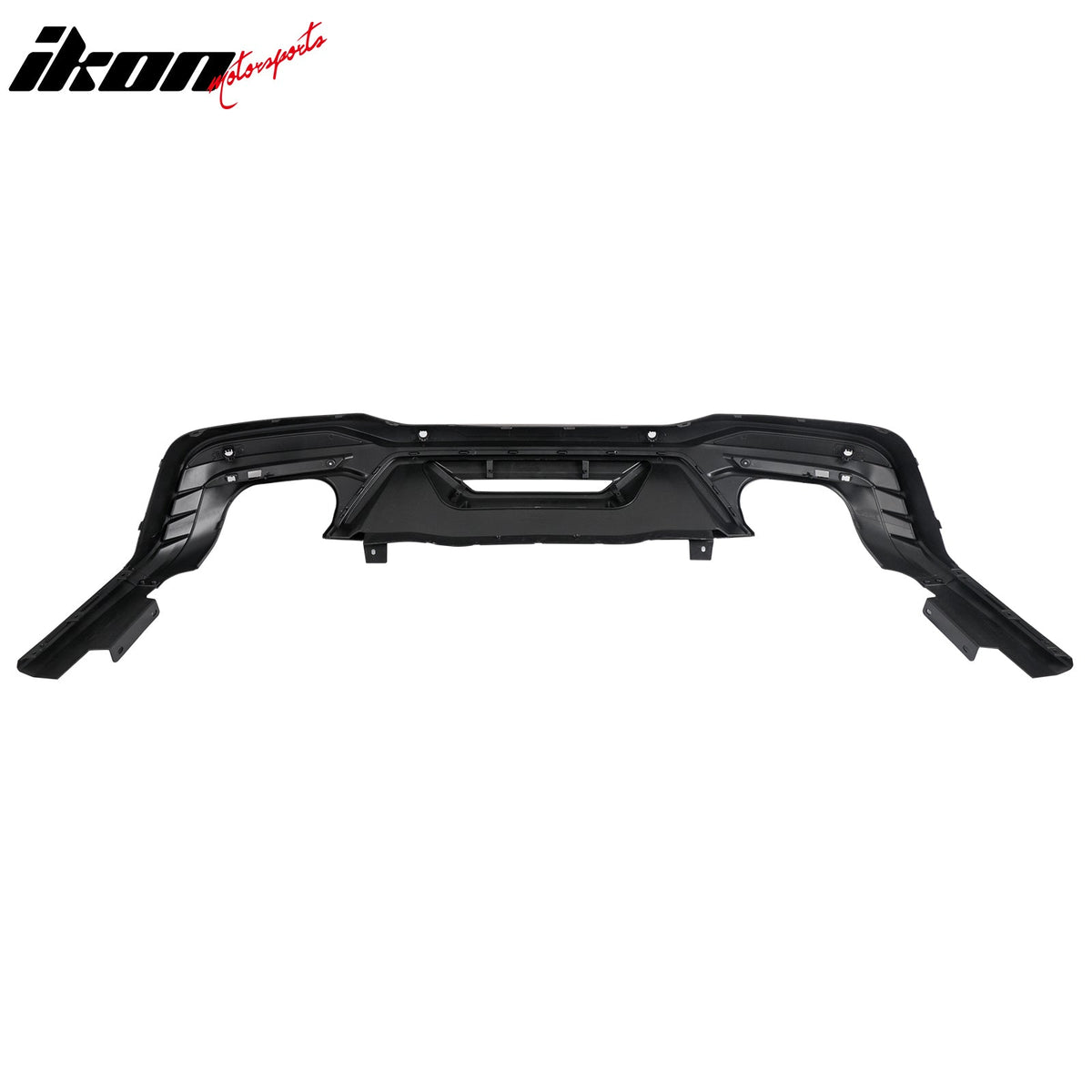 2024-2026 Ford Mustang Rear Bumper Diffuser Dark Horse Style Matte Black