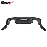 2024-2026 Ford Mustang Rear Bumper Diffuser Rock Style Matte Black