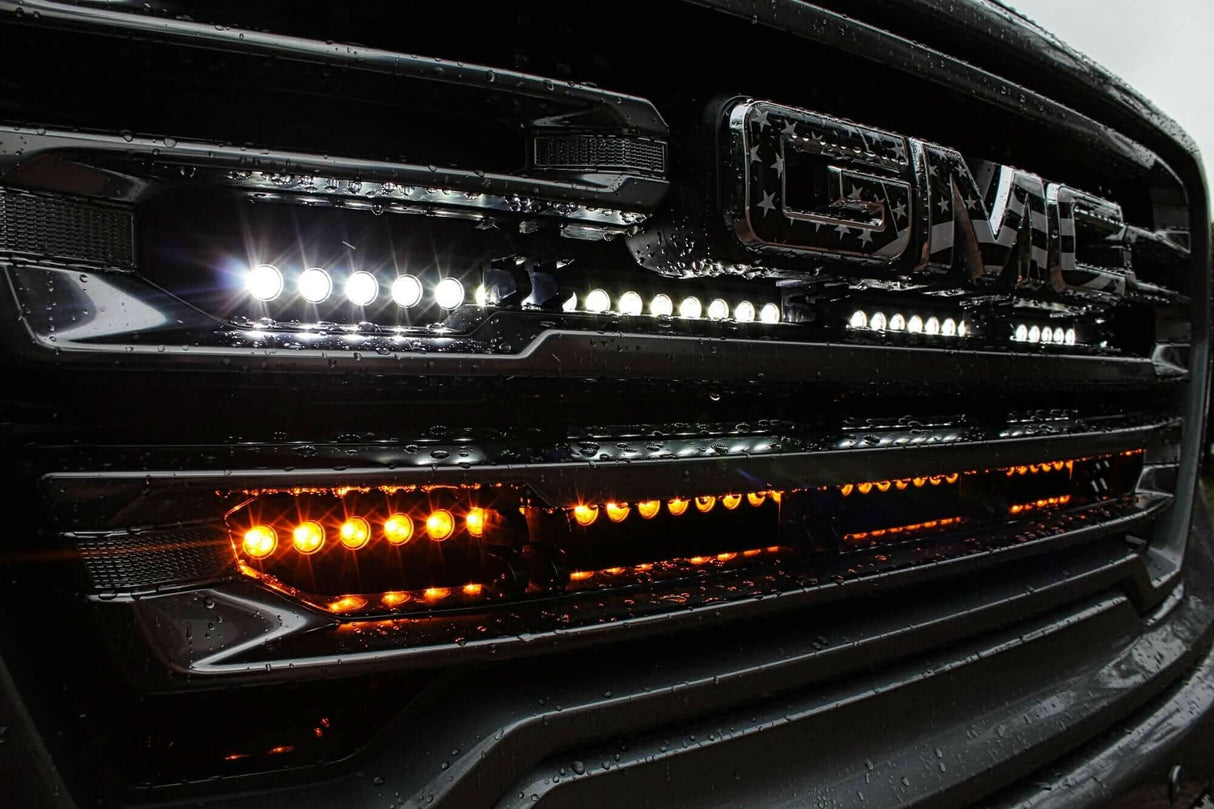 2019+ GMC Sierra 1500 Dual 40s Light Bars - SLIM