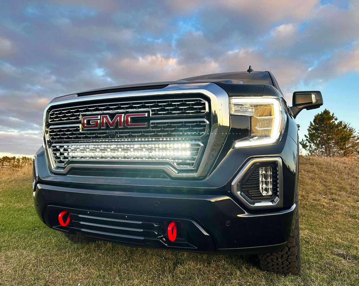 2019+ GMC Sierra 1500 Dual 40s Light Bars - SLIM
