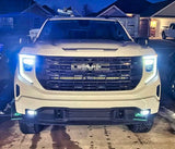 2019+ GMC Sierra 1500 Dual 40s Light Bars - SLIM
