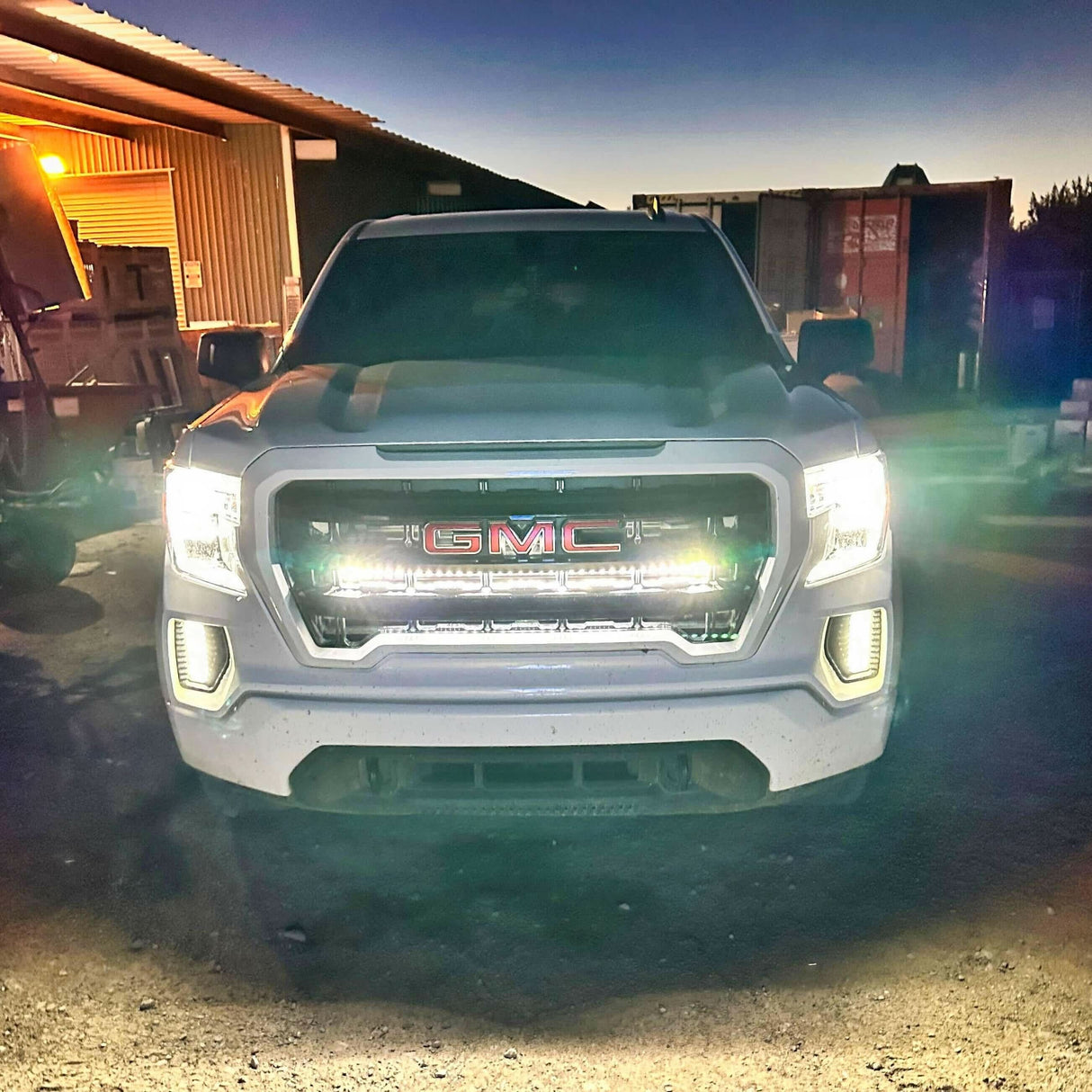 2019+ GMC Sierra 1500 Dual 40s Light Bars - SLIM