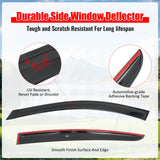 2019-2026 Nissan Altima Window Visors Smoke Acrylic Rain Sun Wind Deflectors Guard Side Door Shade 4PCS Set