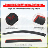 2019-2026 Subaru Ascent Window Visors Smoke Acrylic Rain Sun Deflectors Side Door Wind Guard 4PCS Set