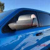 2019+ RAM 1500 / TRX / RHO Tow Mirror Base Real Carbon Fiber Covers