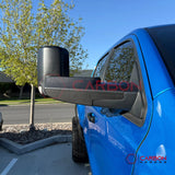 2019+ RAM 1500 / TRX / RHO Tow Mirror Base Real Carbon Fiber Covers
