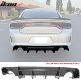 2020-2023 Dodge Charger Widebody Rear Diffuser Carbon Fiber Print