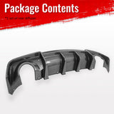 2020-2023 Dodge Charger Widebody Rear Diffuser Carbon Fiber Print