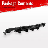 2020-2023 Dodge Charger Widebody Rear Diffuser Gloss Black Bumper Lip