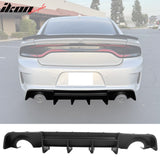 2020-2023 Dodge Charger Widebody Rear Diffuser Matte Black Lip Diffuser