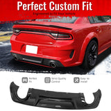 20-23 Dodge Charger Widebody Rear Diffuser OE Style Gloss Black