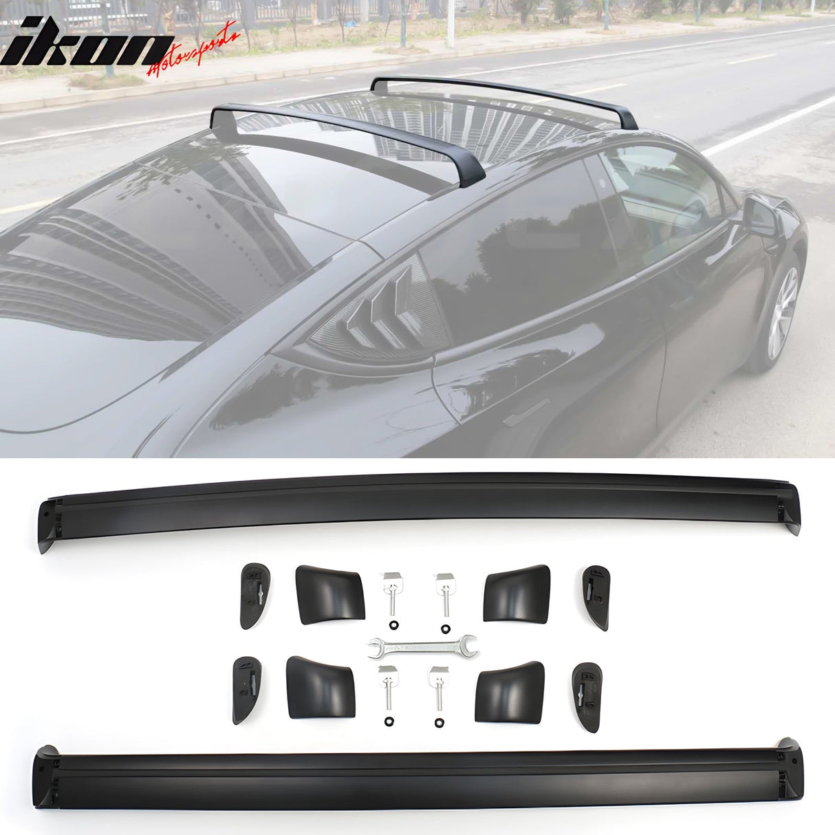 2020-2024 Tesla Model Y Roof Rack Luggage Carrier Cross Bar Aluminum
