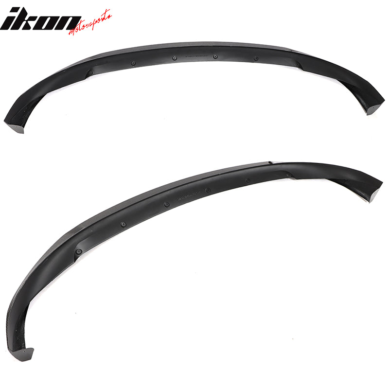 2020-2024 Tesla Model Y Front LipIKON Style Lip Spoiler Carbon Fiber