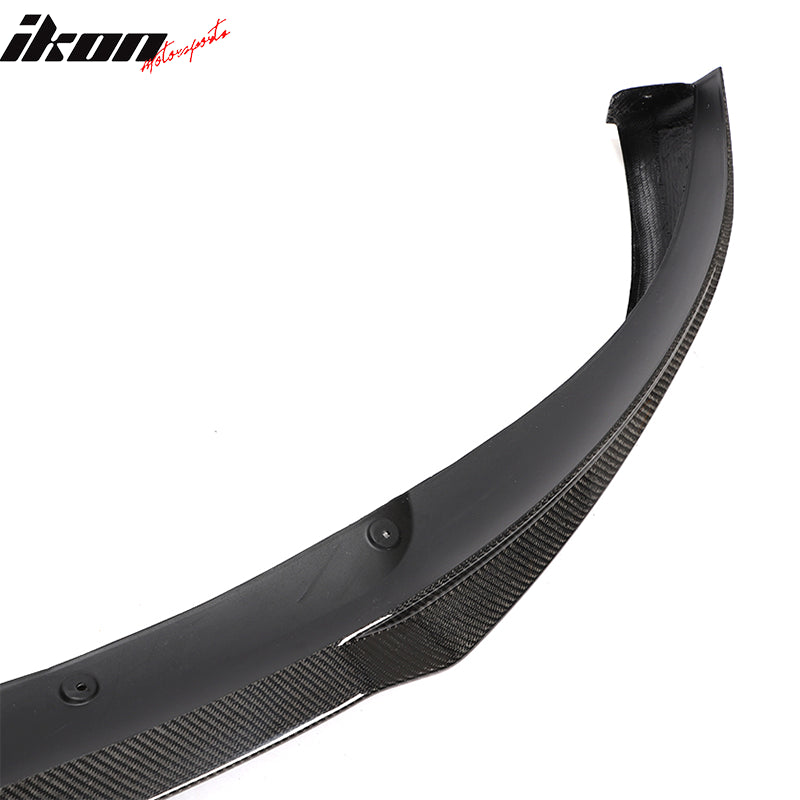 2020-2024 Tesla Model Y Front LipIKON Style Lip Spoiler Carbon Fiber
