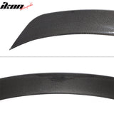 2020-24 Tesla Y Sedan 4-Door IKON Black Rear Spoiler Wing Carbon Fiber