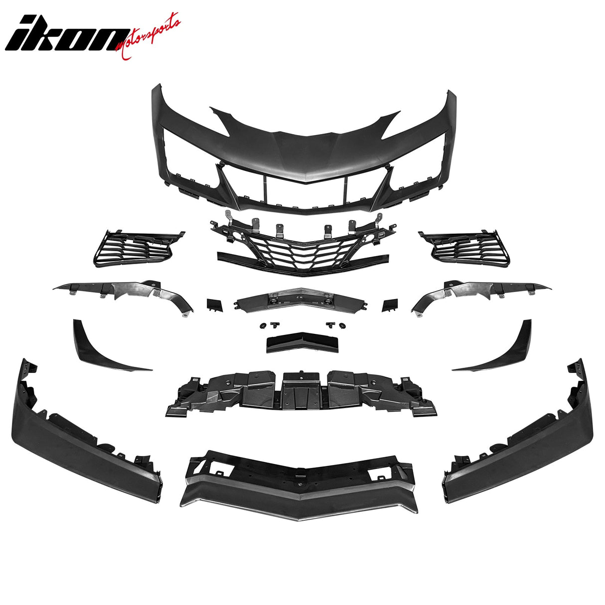 2020-2025 Chevrolet Corvette Z06 Z07 Style Front Bumper Conversion PP