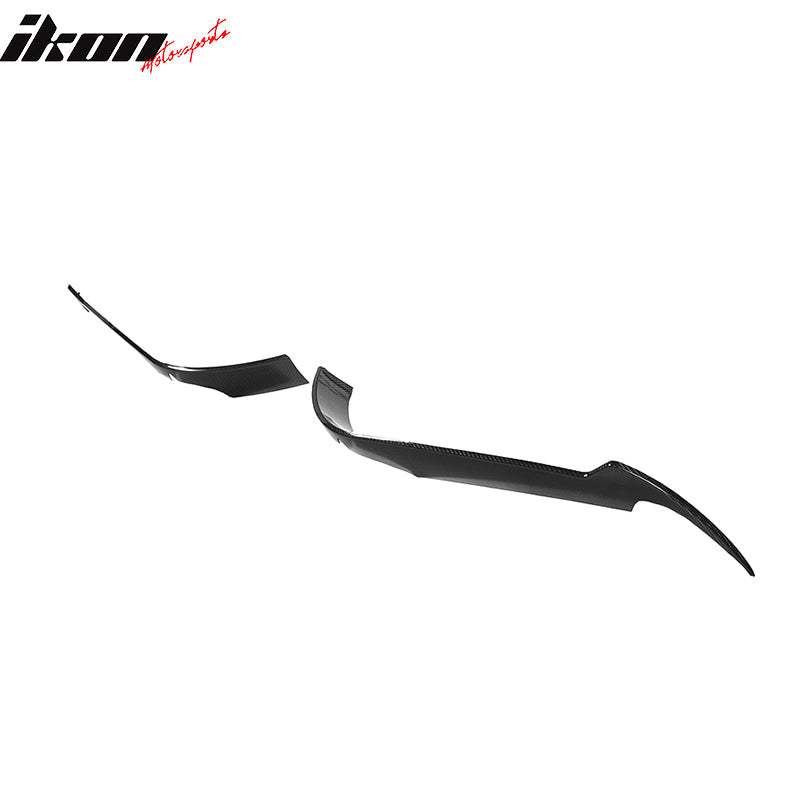 2020-2025 Chevrolet Corvette IKON Front Canard Splitter Carbon Fiber