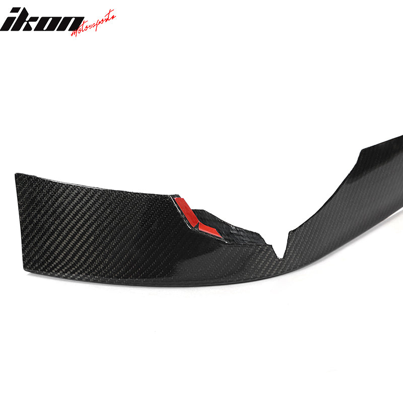 2020-2025 Chevrolet Corvette IKON Front Canard Splitter Carbon Fiber