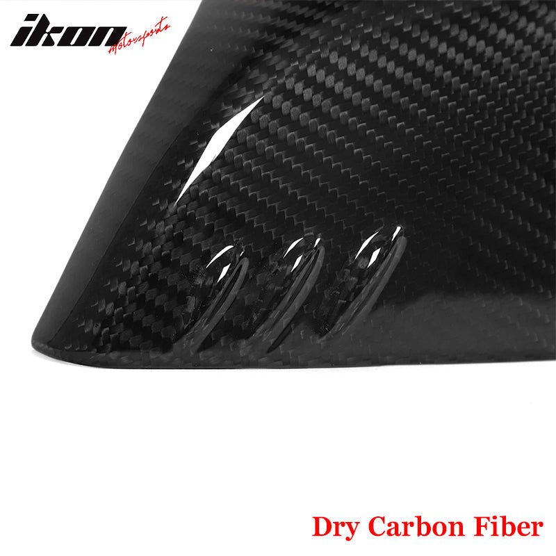 2020-2025 Chevy Corvette IKON Gloss Black Mirror Cap Dry Carbon Fiber