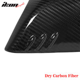 2020-2025 Chevy Corvette IKON Gloss Black Mirror Cap Dry Carbon Fiber