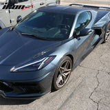 2020-2025 Chevy Corvette C8 5VM Style Carbon Fiber CF Side Skirts 2PCS