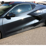 2020-2025 Chevy Corvette C8 5VM Style Carbon Fiber CF Side Skirts 2PCS