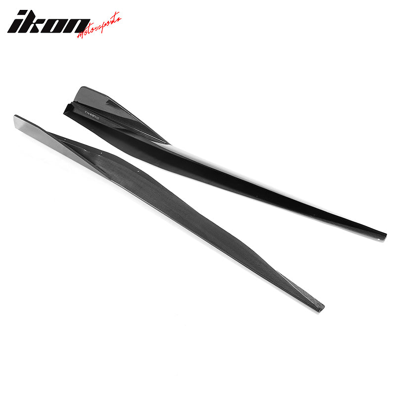 2020-2025 Chevy Corvette C8 5VM Style Carbon Fiber CF Side Skirts 2PCS