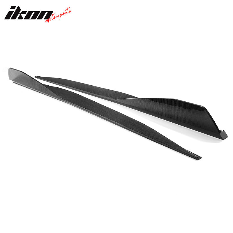 2020-2025 Chevy Corvette C8 5VM Style Carbon Fiber CF Side Skirts 2PCS