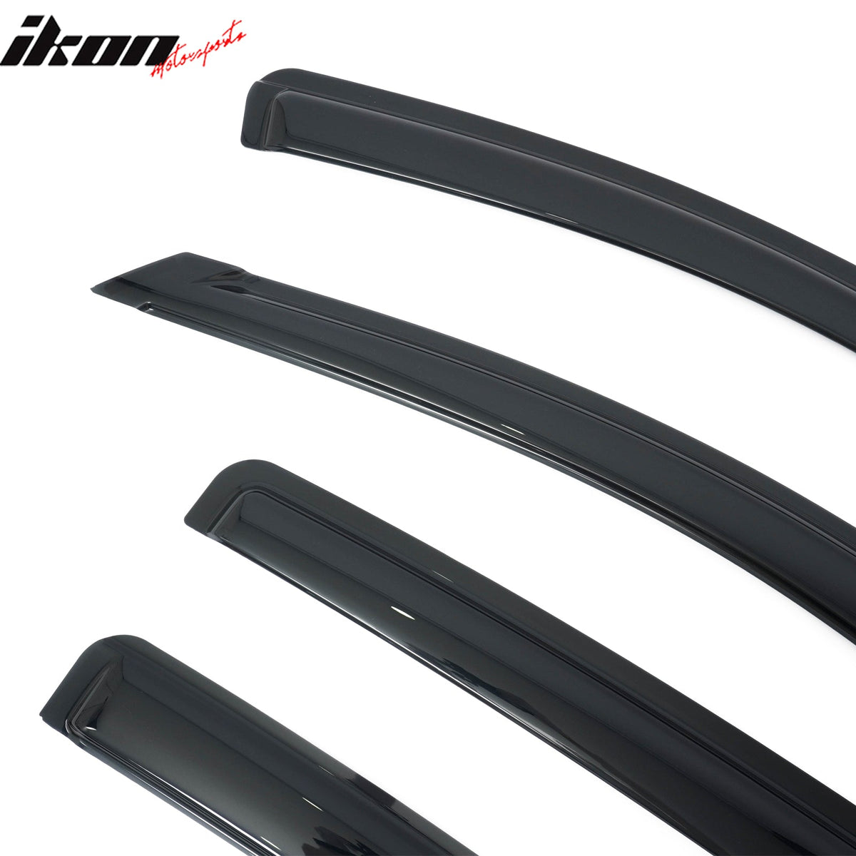 2020-2025 Nissan Sentra Window Visors Smoke Acrylic Side Door Rain Sun Deflectors Guard Shade 4PCS Set