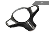 AutoTecknic Carbon Alcantara Steering Wheel Trim - BMW F97 X3M | F98 X4M