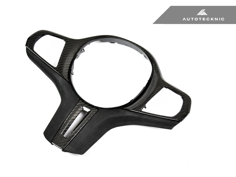 AutoTecknic Carbon Alcantara Steering Wheel Trim - BMW F97 X3M | F98 X4M