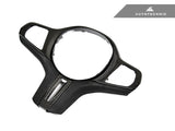 AutoTecknic Carbon Alcantara Steering Wheel Trim - G30 5-Series | G32 6-Series GT