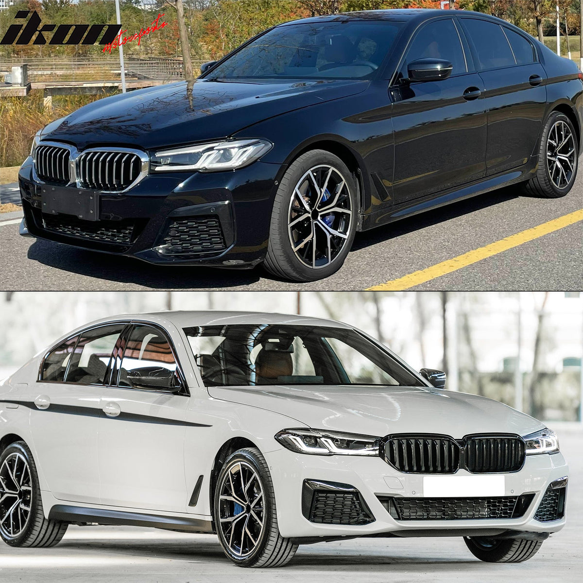 2021-2023 BMW G30 5-Series LCI M-Tech Style Front Bumper Conversion