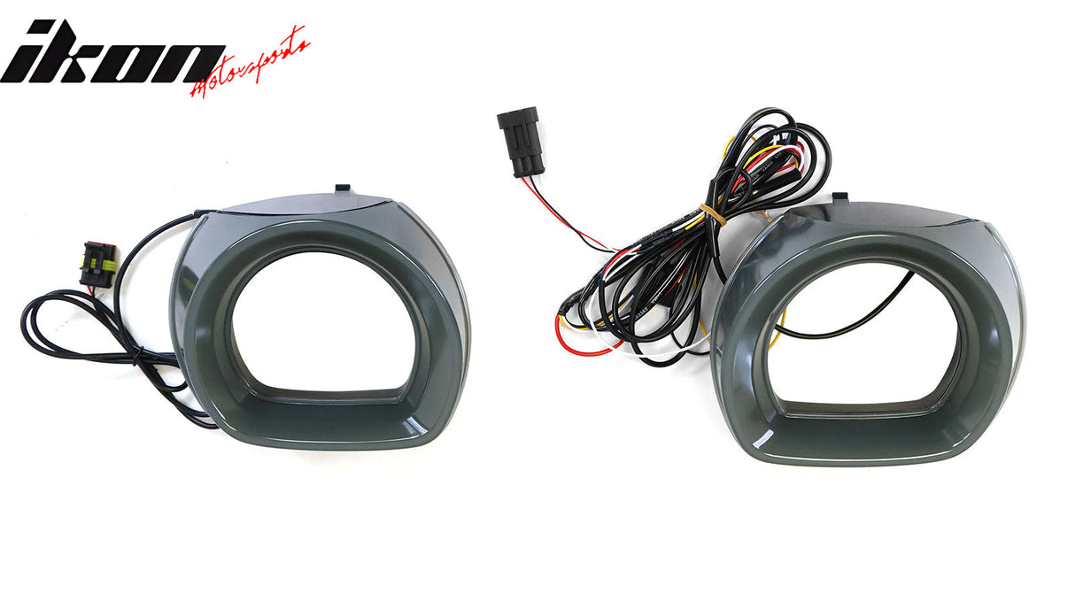 2021-2023 Ford Mustang Mach 1 Car Front Grille Black W/ LED Lamp ABS