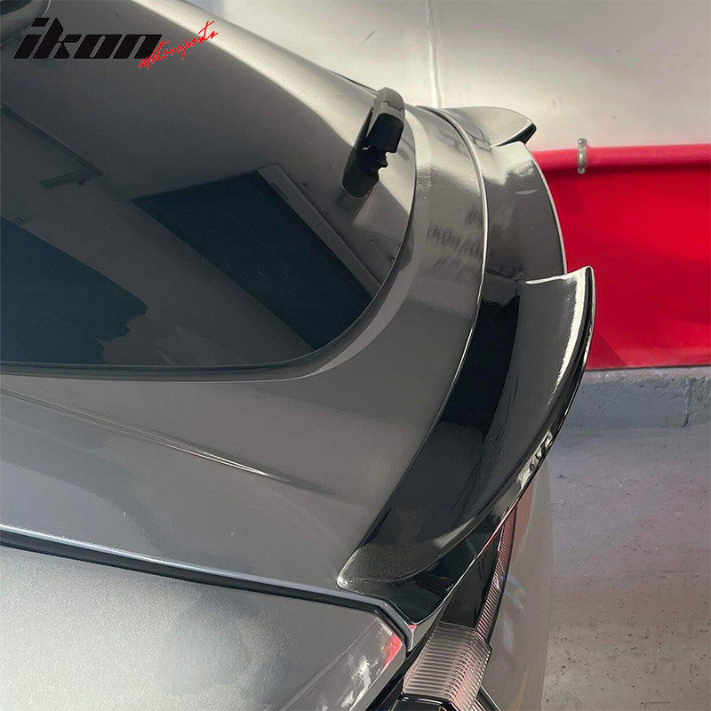 2021-2024 Ford Mustang Mach-E Matte Black MID Rear Spoiler Wing ABS