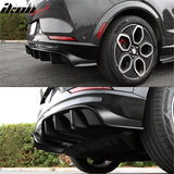 2021-2024 Ford Mustang Mach-E GT Gloss Black Rear Bumper Lip Diffuser