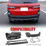 2021-2026 Dodge Durango Hellcat Style Front Rear Bumper W/V1 Diffuser