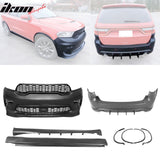 2021-2026 Dodge Durango Hellcat Style Front Rear Bumper W/V1 Diffuser