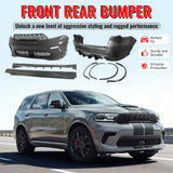 2021-2026 Dodge Durango Hellcat Style Front Rear Bumper W/V2 Diffuser