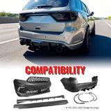 2021-2026 Dodge Durango Hellcat Style Front Rear Bumper W/V2 Diffuser