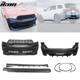 2021-2026 Dodge Durango Hellcat Style Front Rear Bumper W/V2 Diffuser