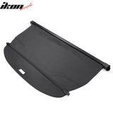 2021-2025 Nissan Rogue 4DR Black Rear Cargo Cover PVC Aluminum Rod