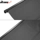 2021-2025 Nissan Rogue 4DR Black Rear Cargo Cover PVC Aluminum Rod