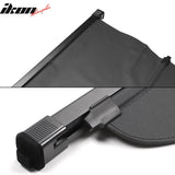 2021-2025 Nissan Rogue 4DR Black Rear Cargo Cover PVC Aluminum Rod