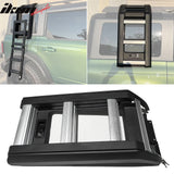 Foldable Side Mount Ladder for Ford Bronco 2DR 4DR 2021-2026 Aluminum ABS